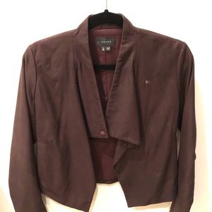 Theory real leather jacket